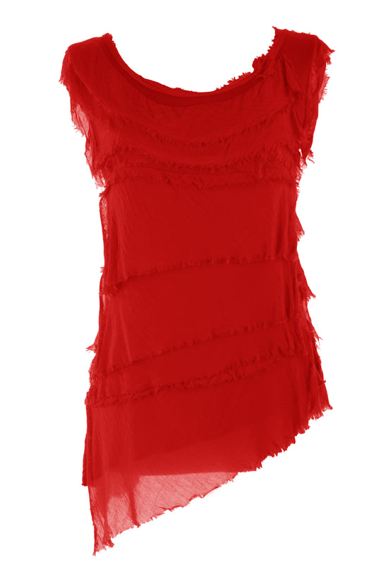 Sleeveless Rara Silk Top