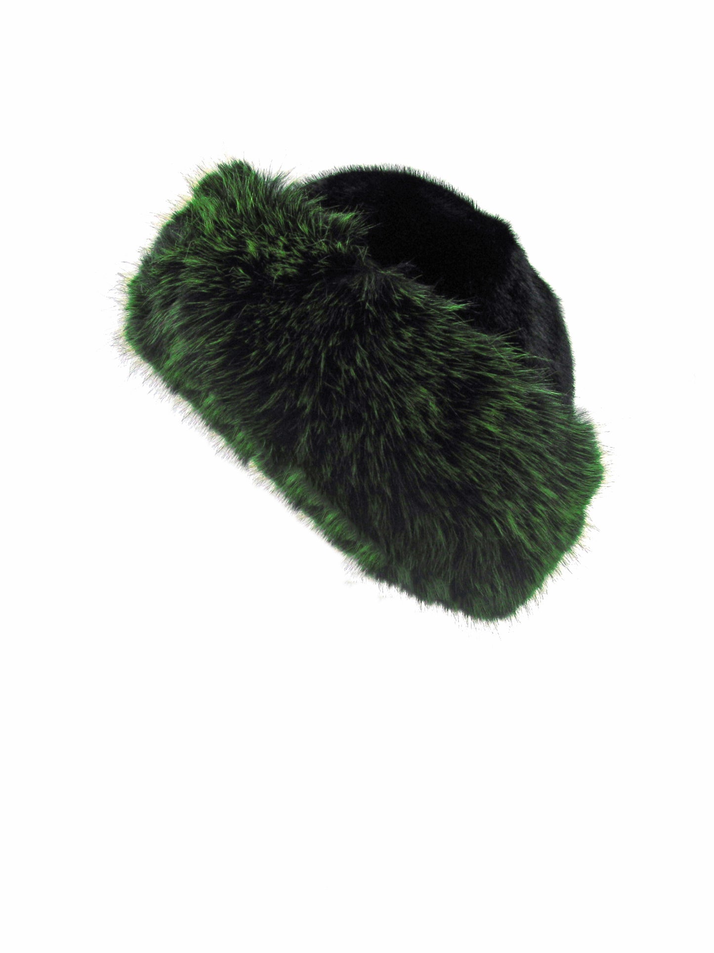 Two Tone Faux Fur Russian Hat