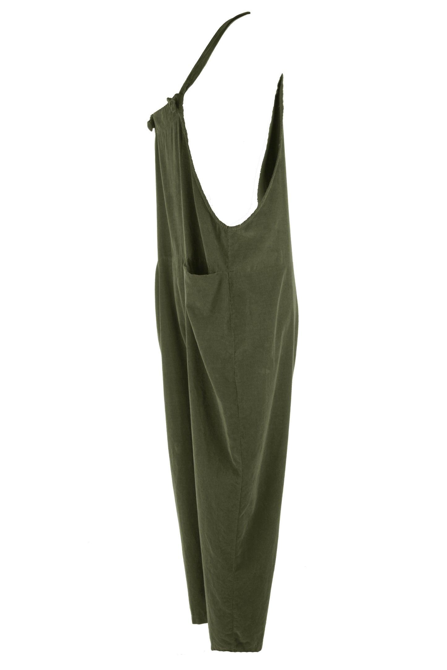 Corduroy Knot Dungarees