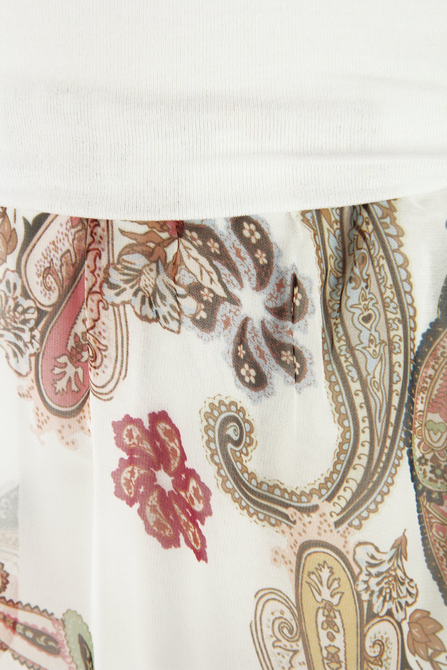 Paisley Print Chiffon Trouser