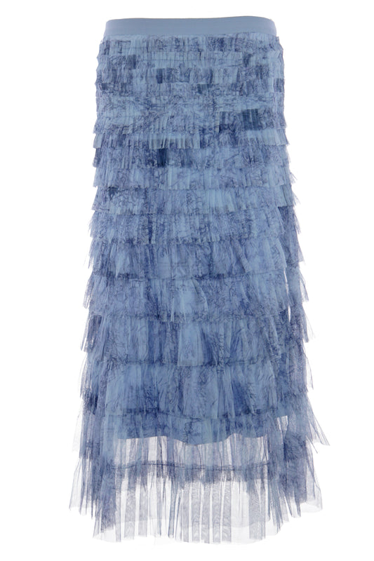 Abstract Print Rara Tulle Skirt