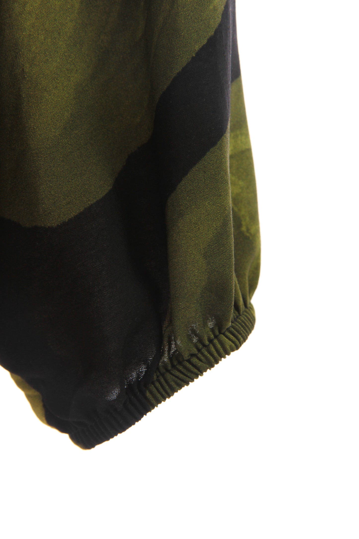 Leopard Floral Print Blouse