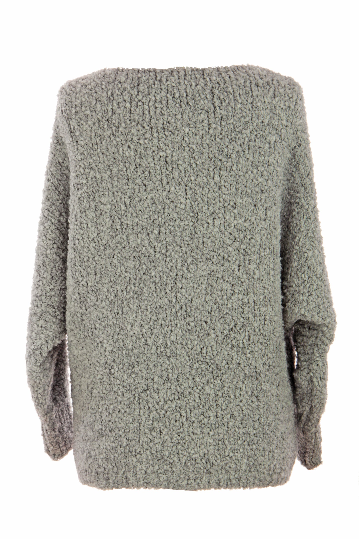 Cherry Pattern Boucle Wool Jumper