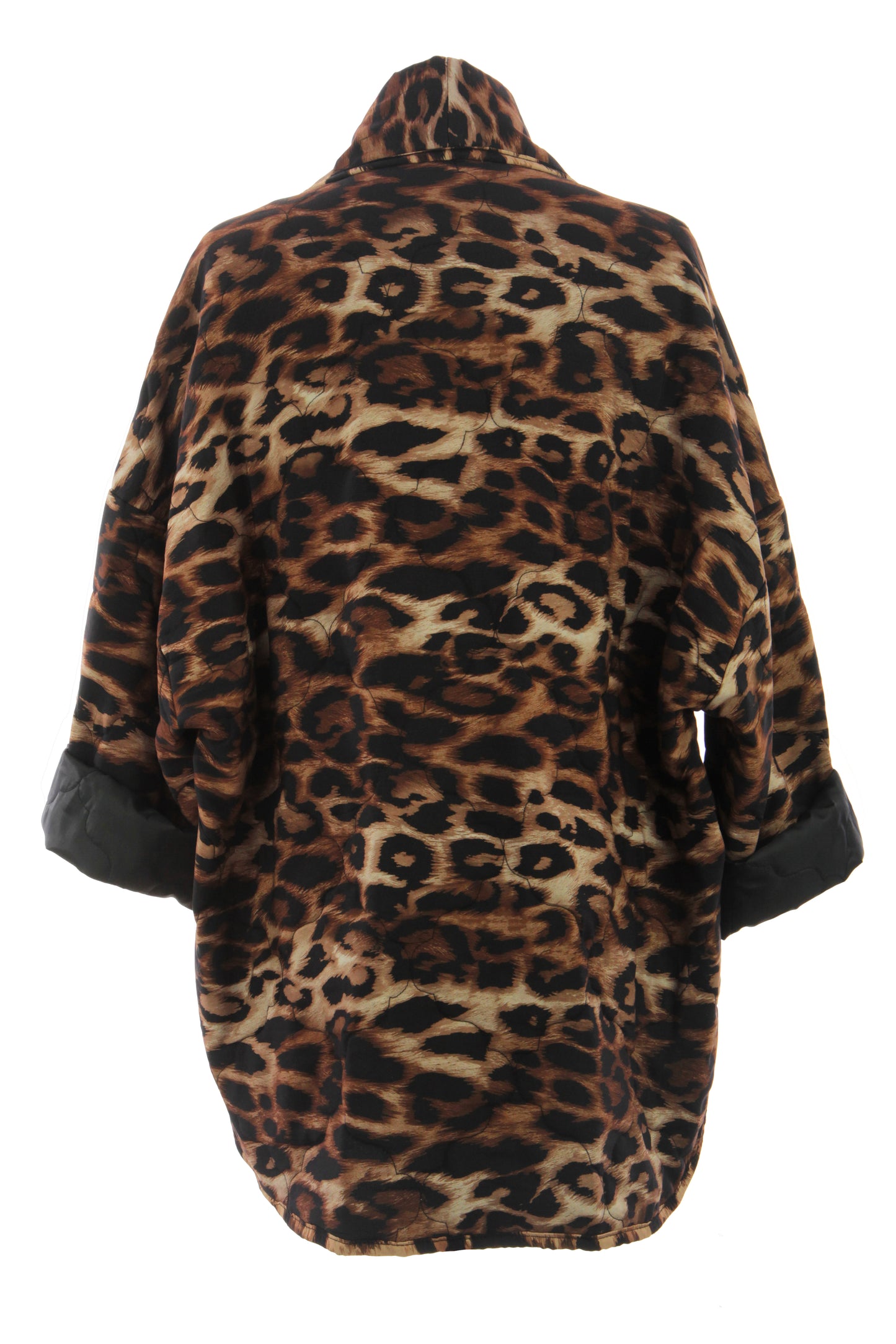Leopard Print Padded Jacket