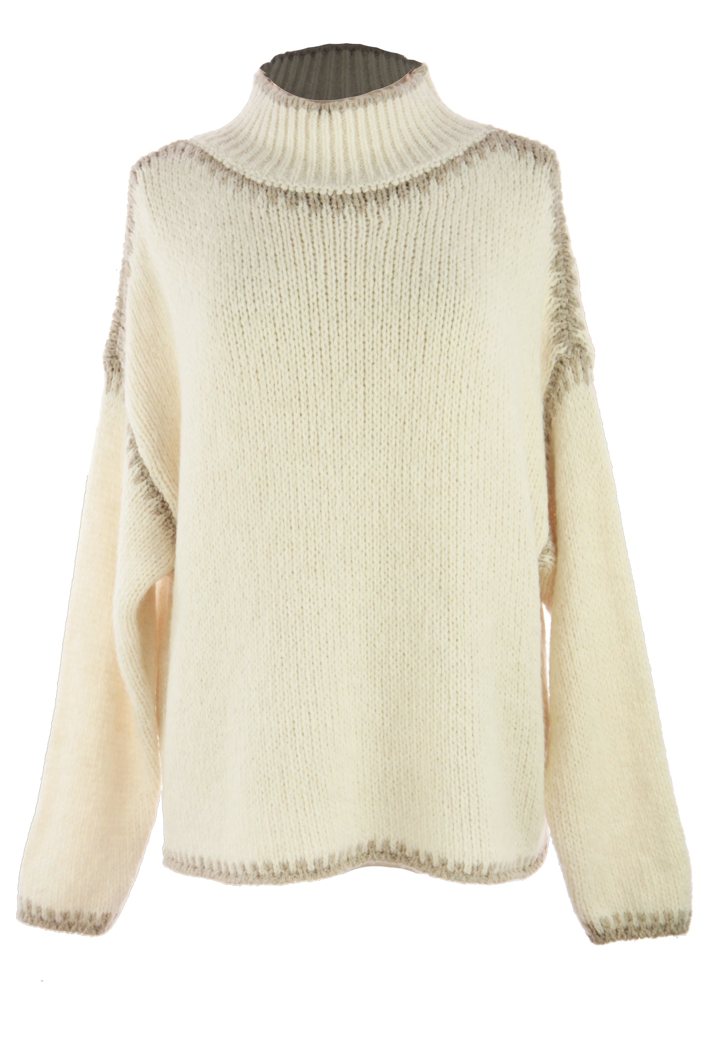 Stitch Detail Wool Jumper