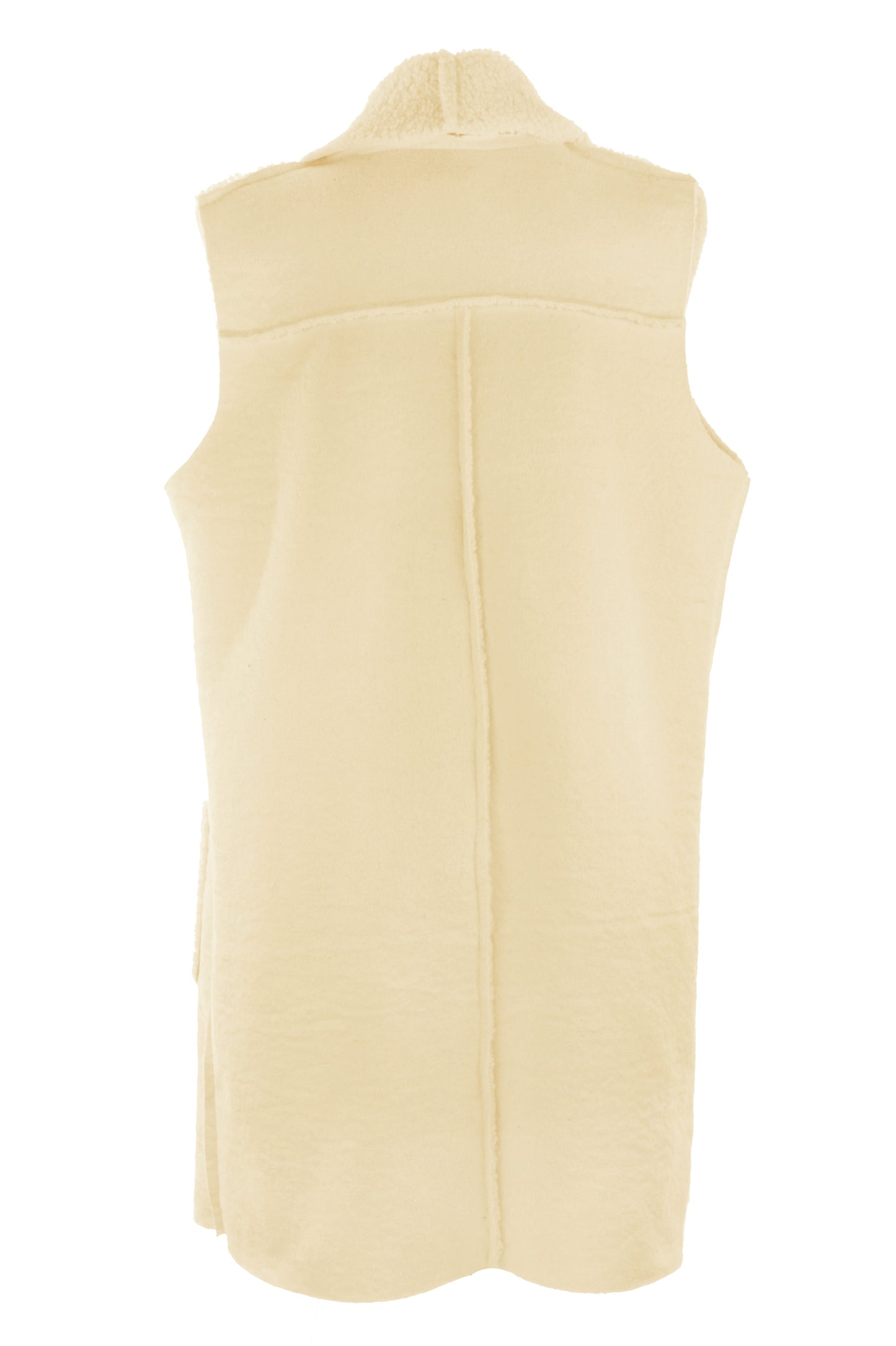 Waterfall Faux Suede Gilet