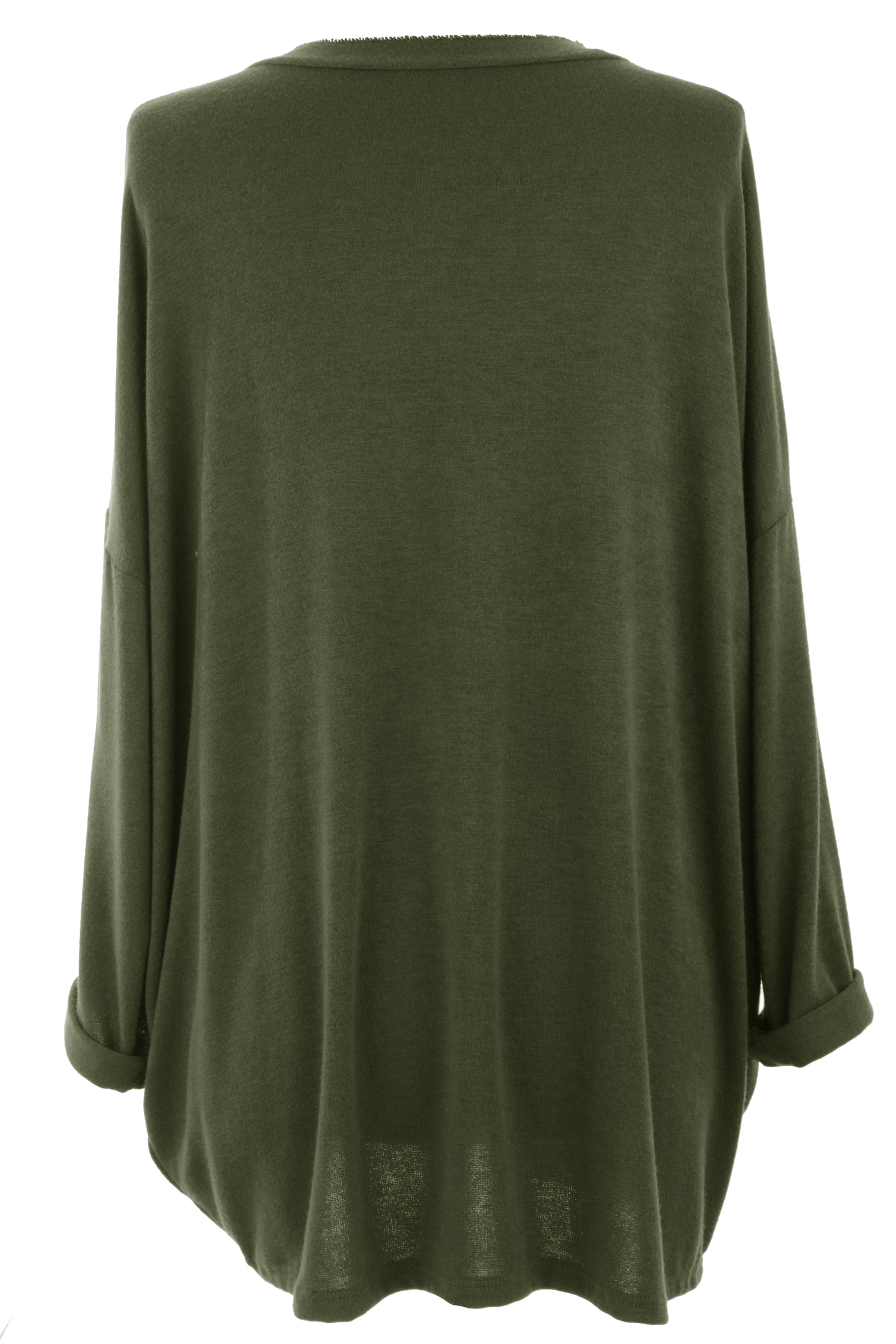 Lurex Trim Soft Knit Necklace Jumper