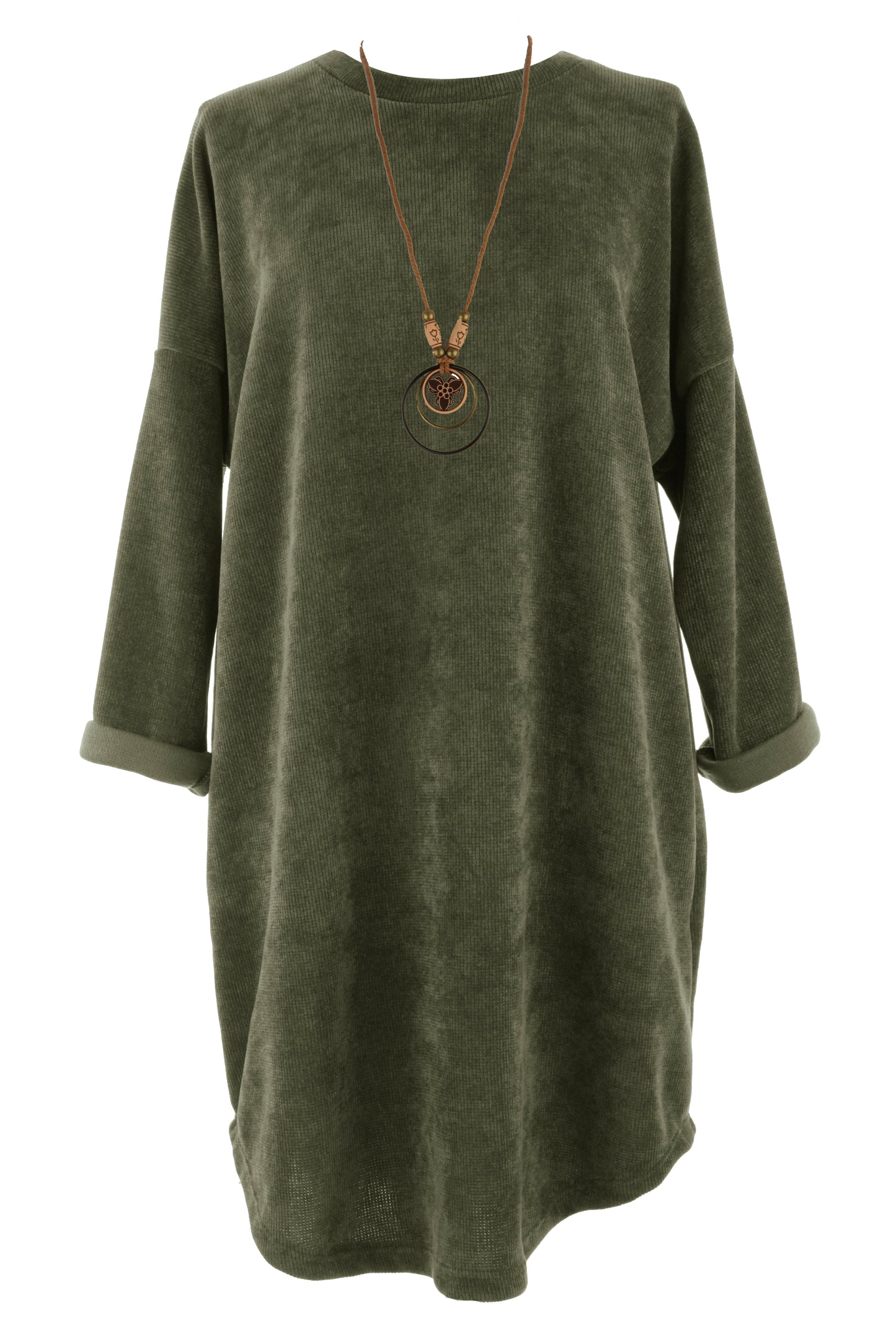Chenille Necklace Dress