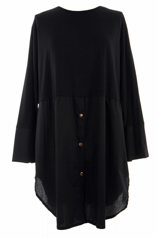 Plain Cotton Tunic Shirt