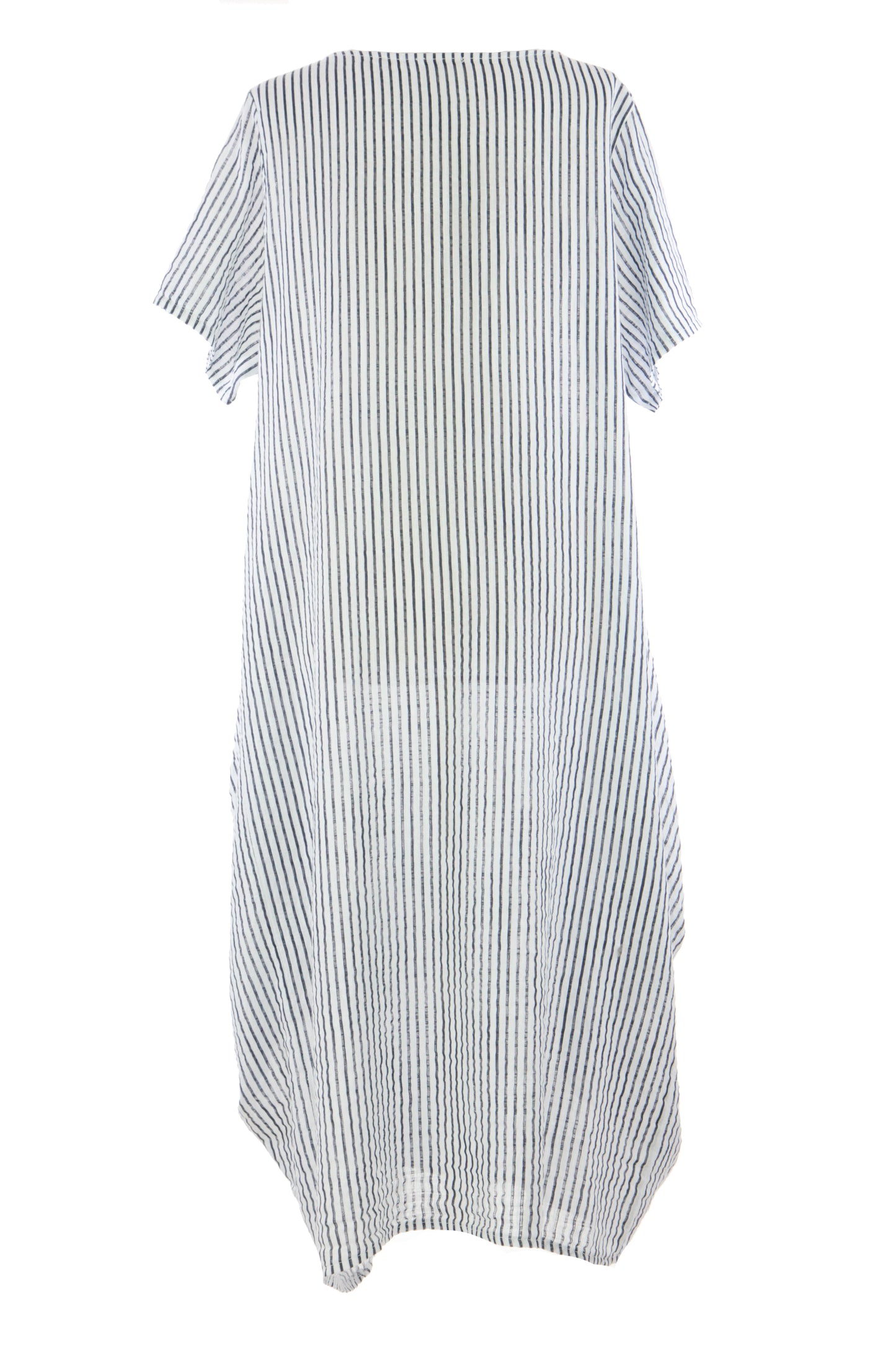 Stripe 2 Pocket Tulip Midi