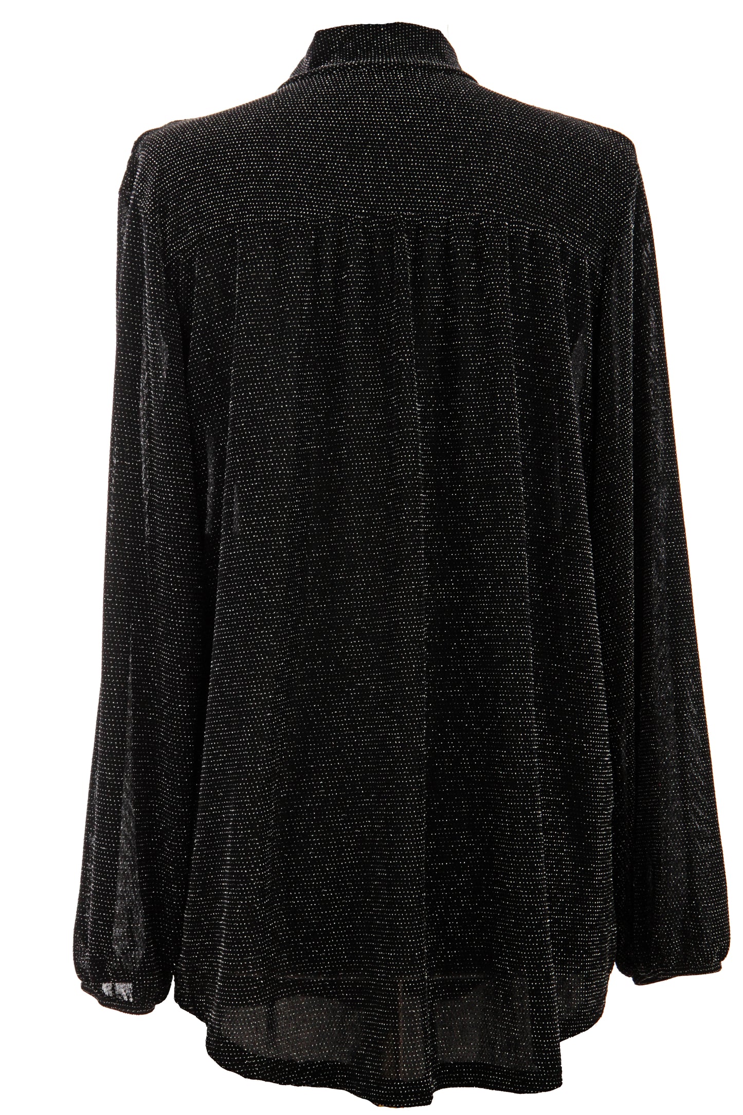 Tie Neck Lurex Top