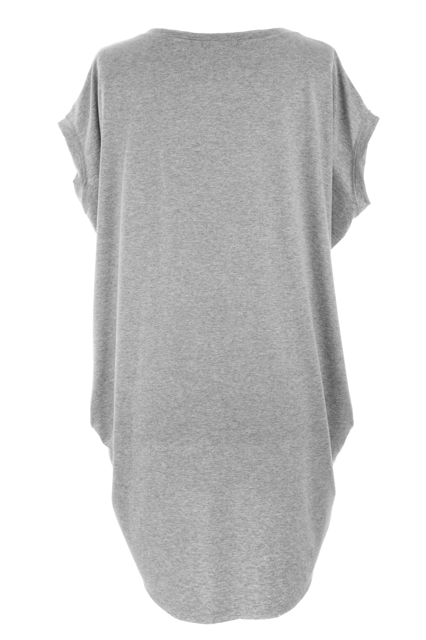 Silver Foil Heart Tunic Top