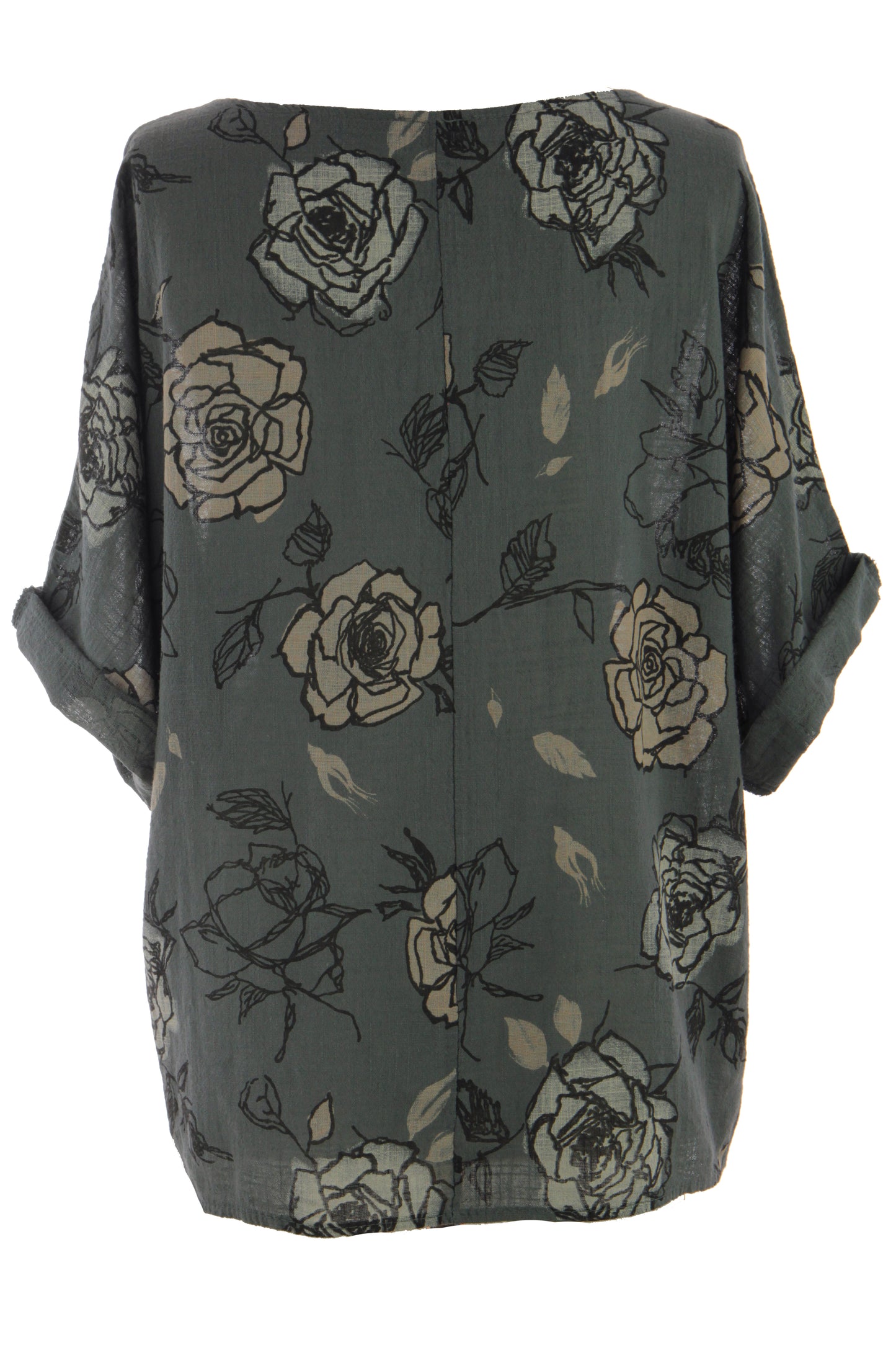 Rose Print Cotton Top