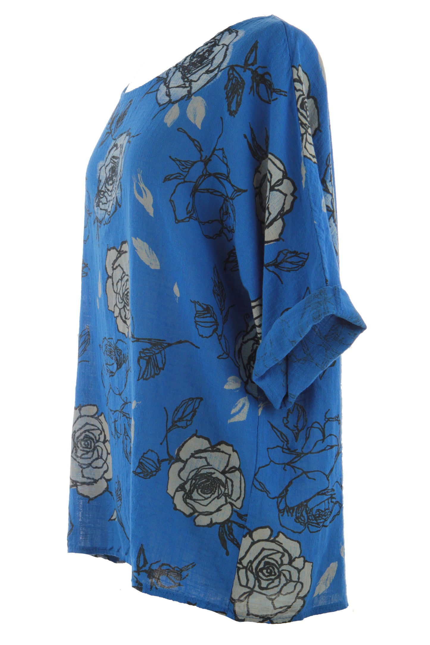 Rose Print Cotton Top