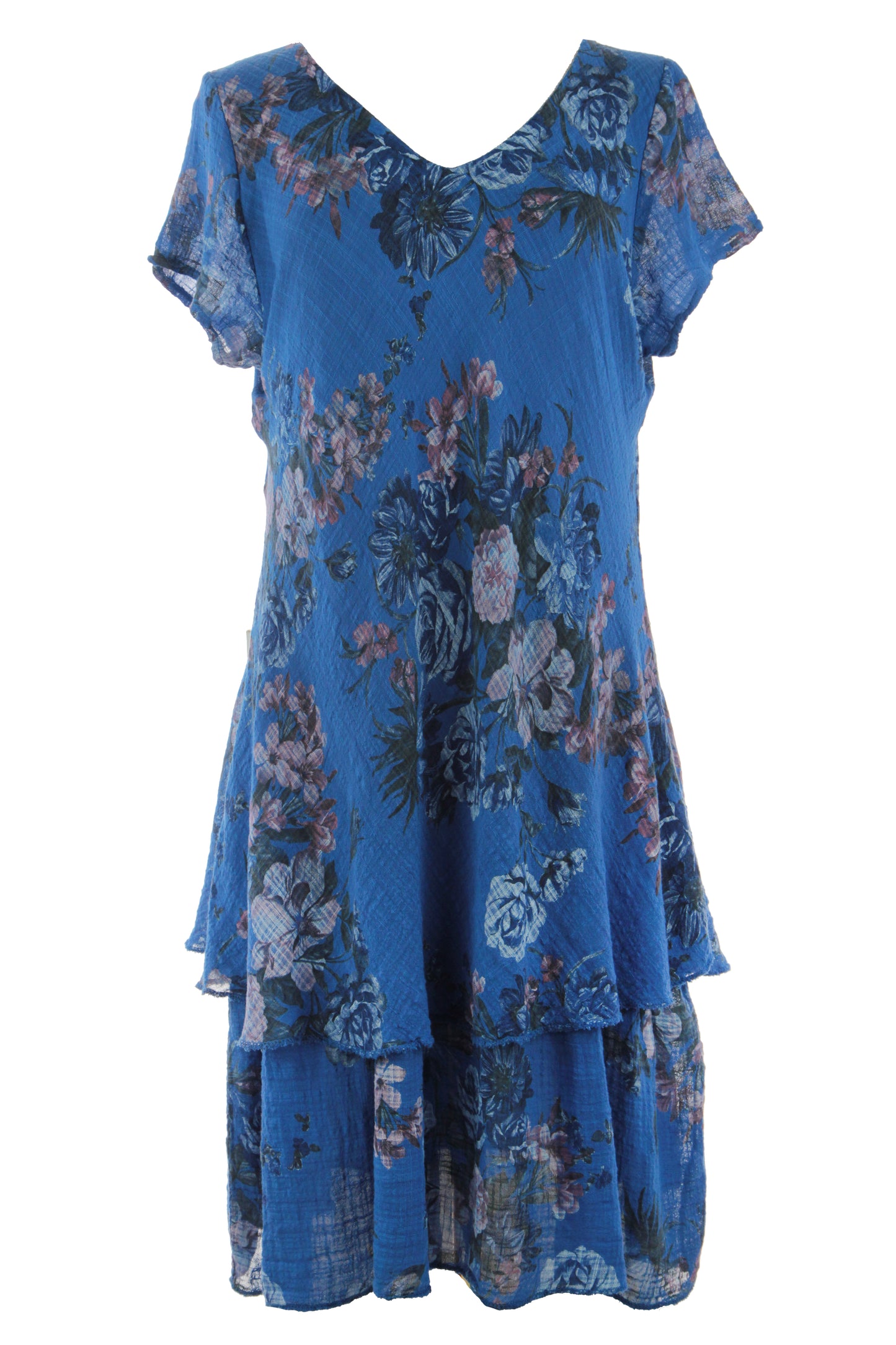 Floral Print Bias Cut Dress