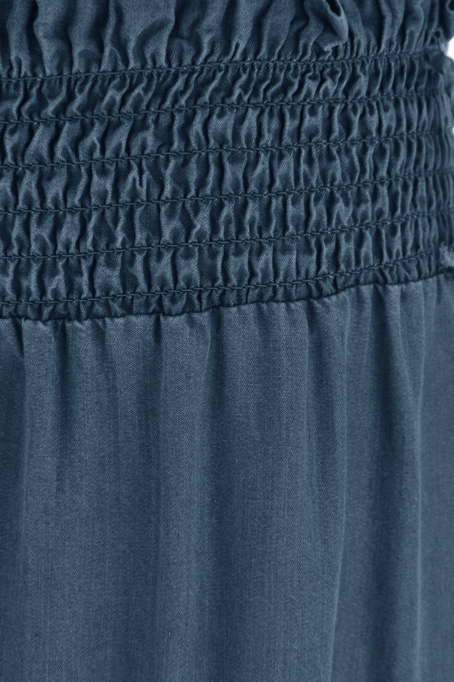 Elasticated Waist Denim Trouser