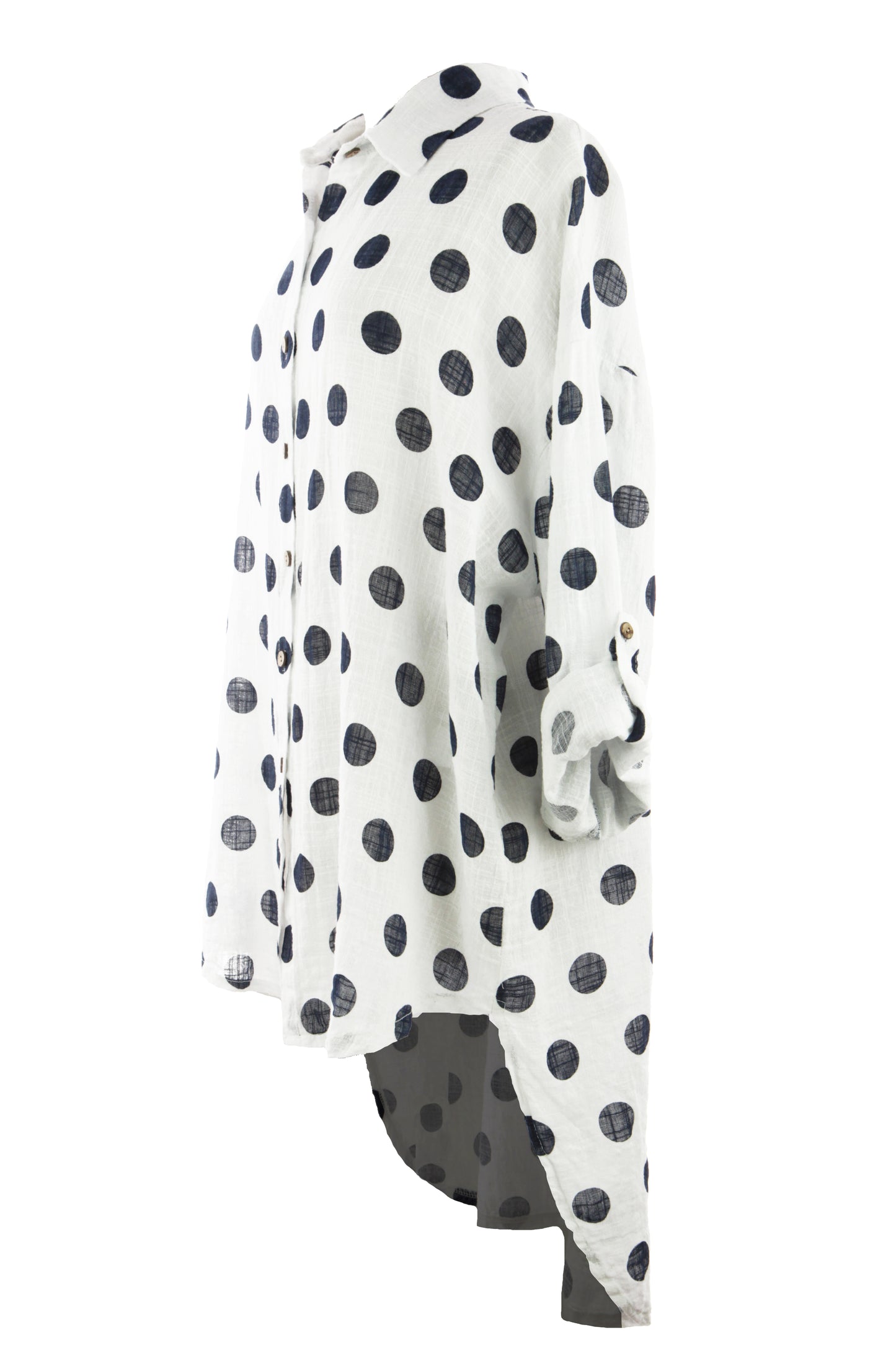 Polka Dot Cotton Shirt