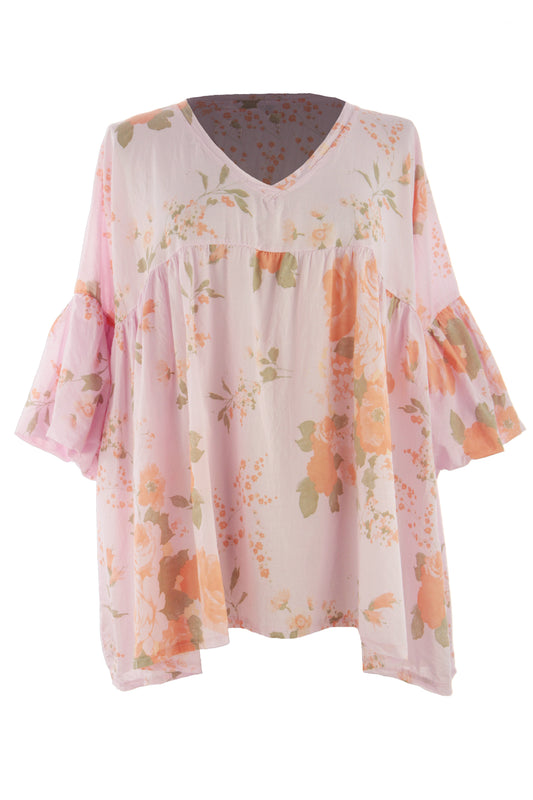 Floral Print Swing Top