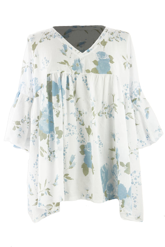 Floral Print Swing Top