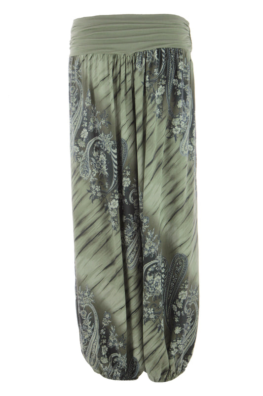 Paisley Print Harem Trouser