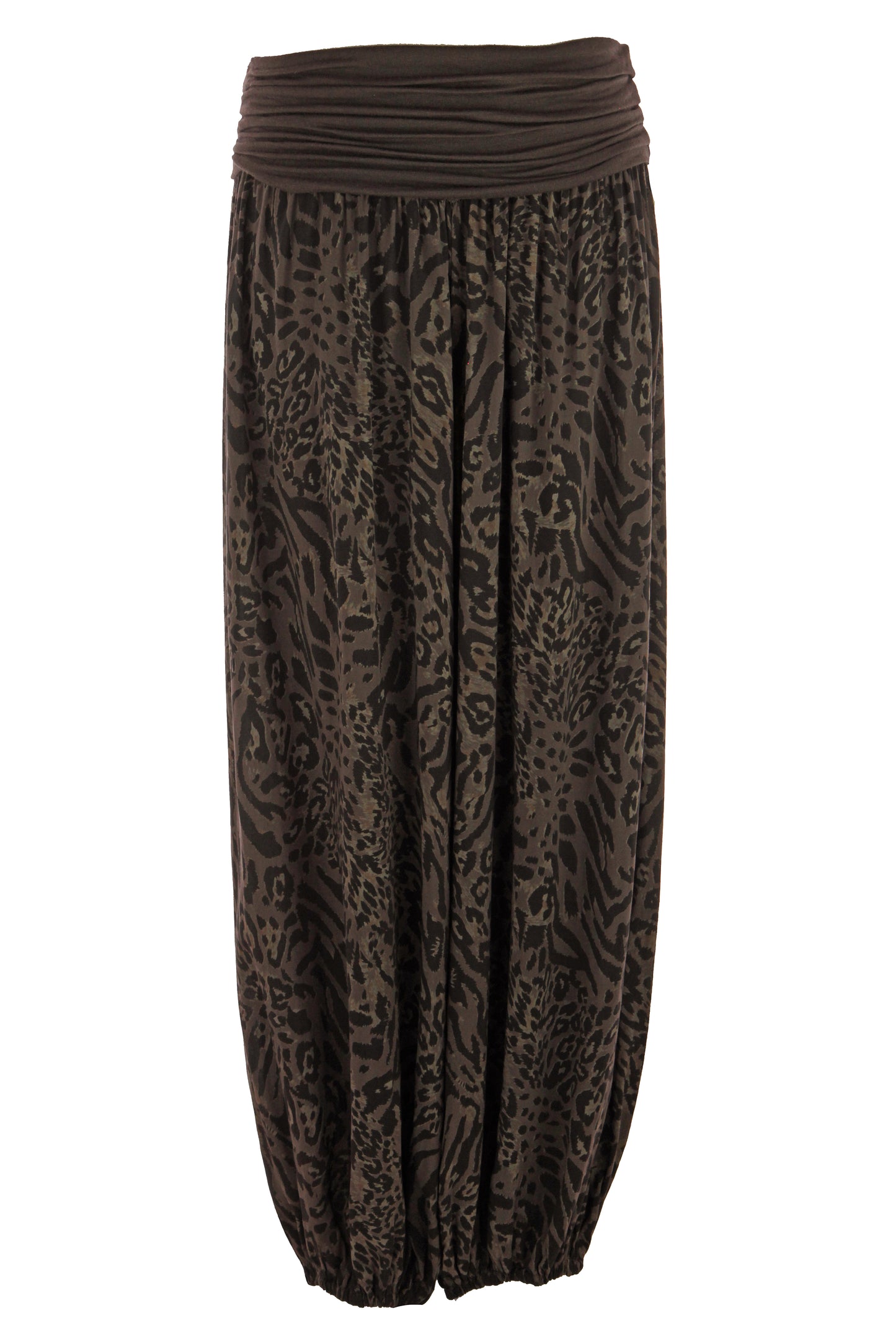 Leopard Print Harem Trouser