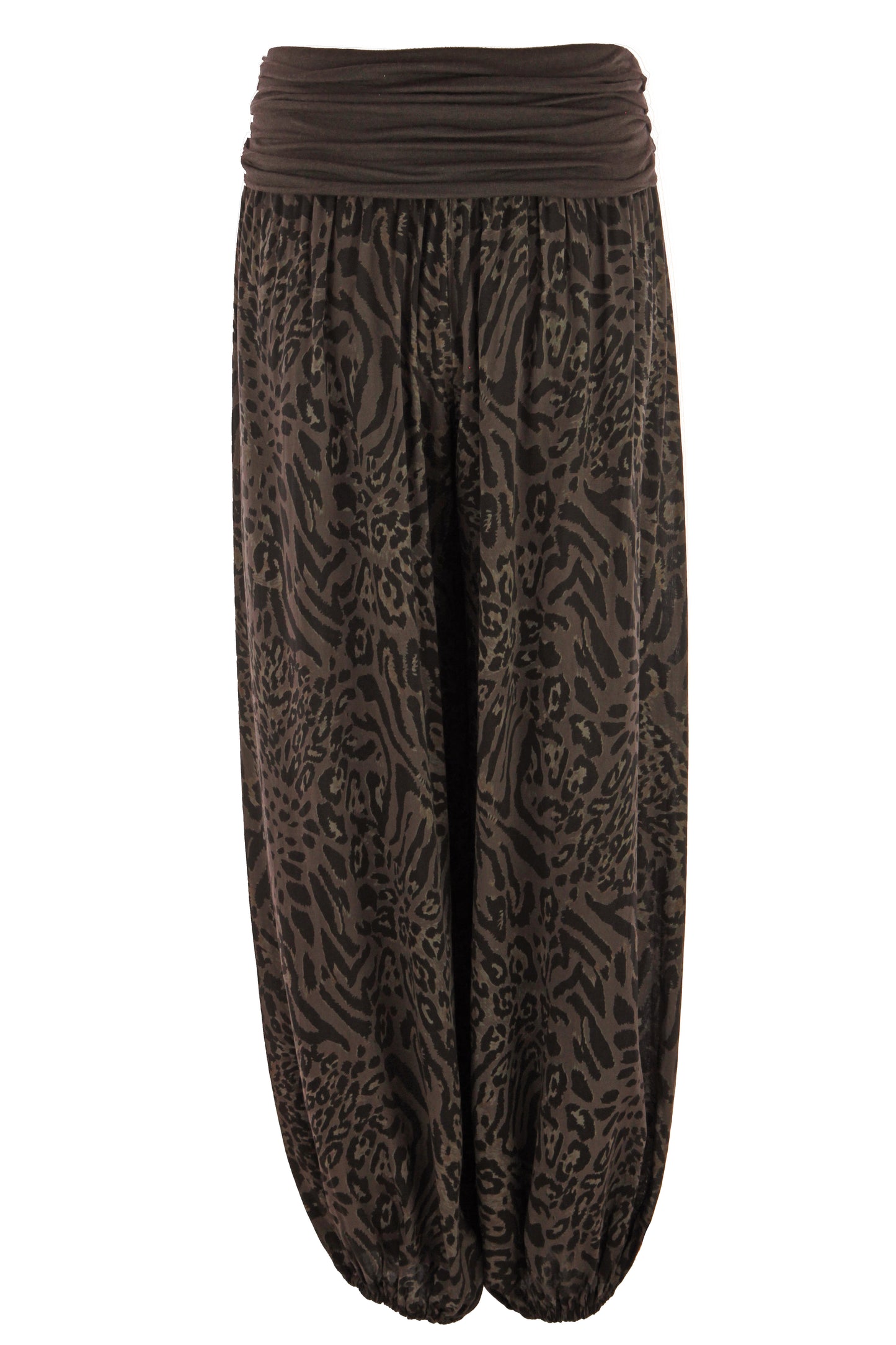 Leopard Print Harem Trouser