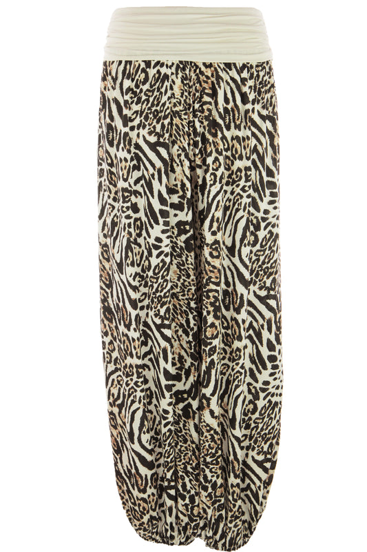 Leopard Print Harem Trouser