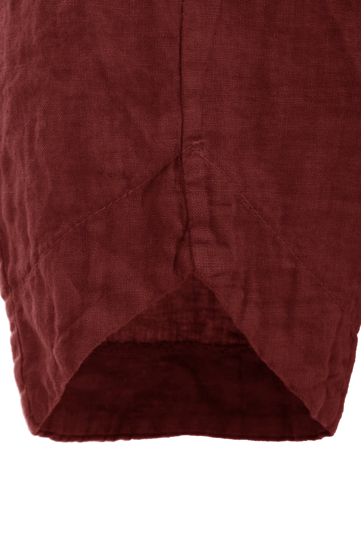 Hi Low Ankle Linen Trouser