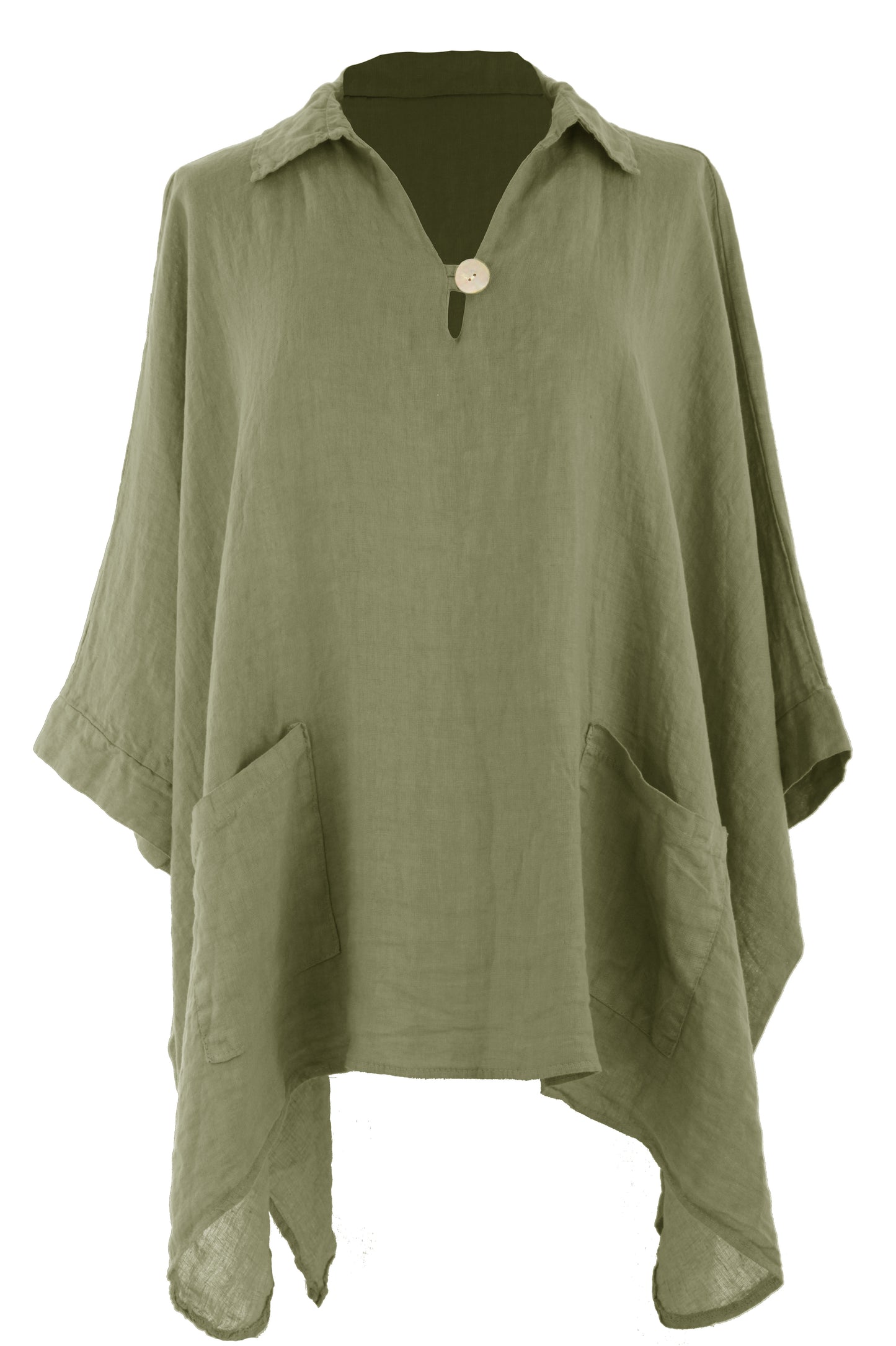 2 Pocket Linen Kaftan