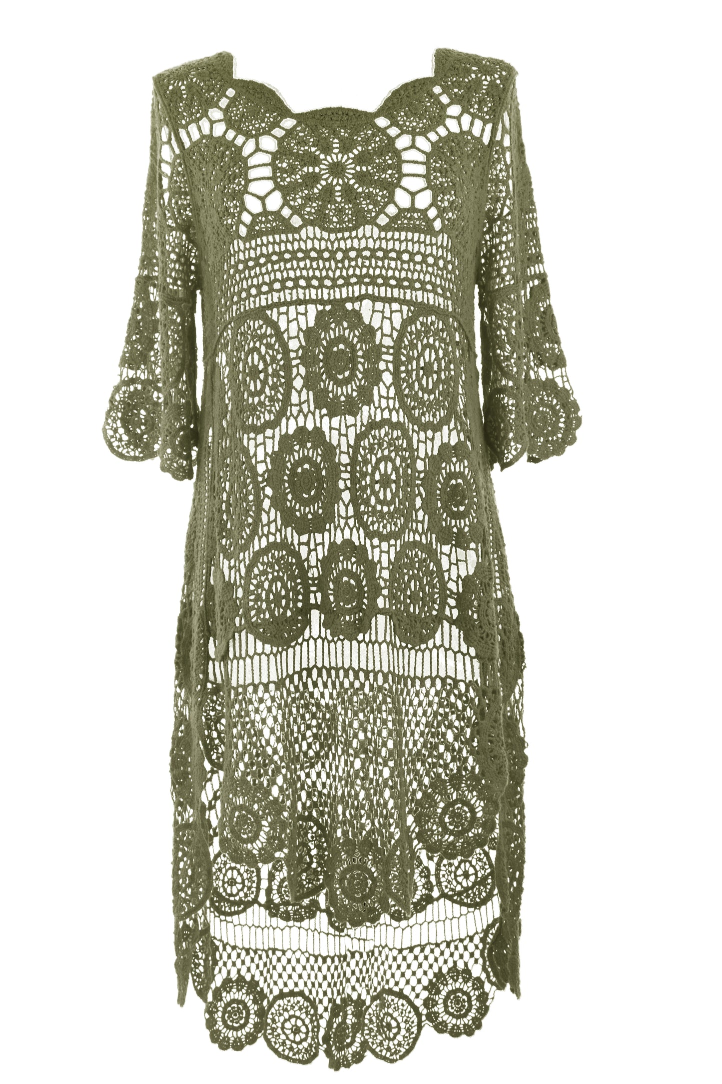 Crochet Hi Low Tunic