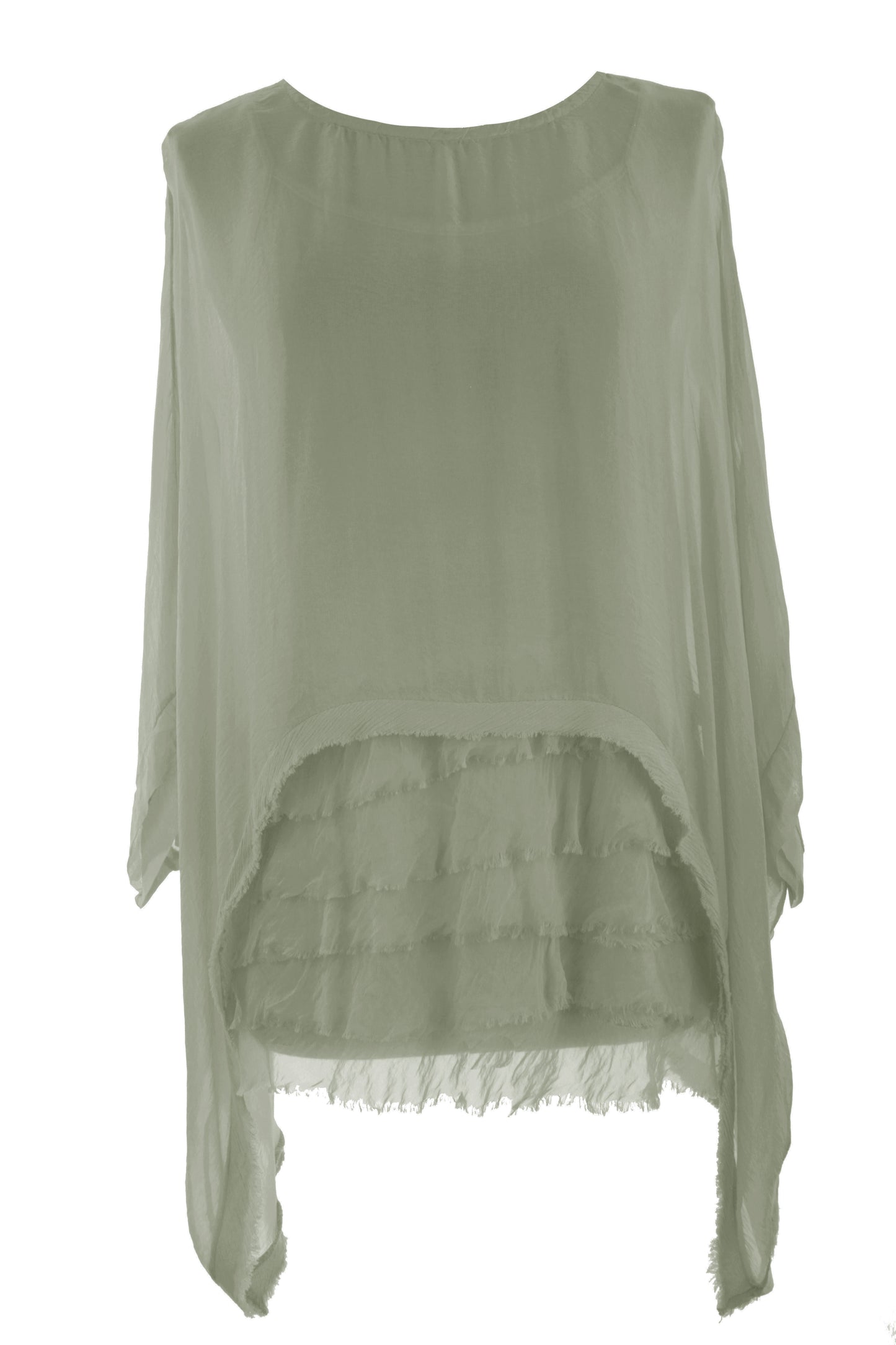 Rara Silk Top with Vest