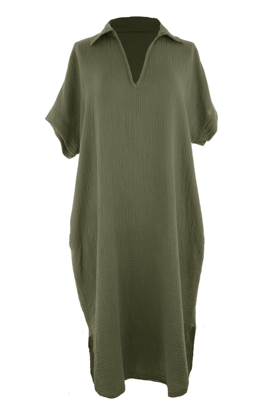 Plain Cheesecloth Midi