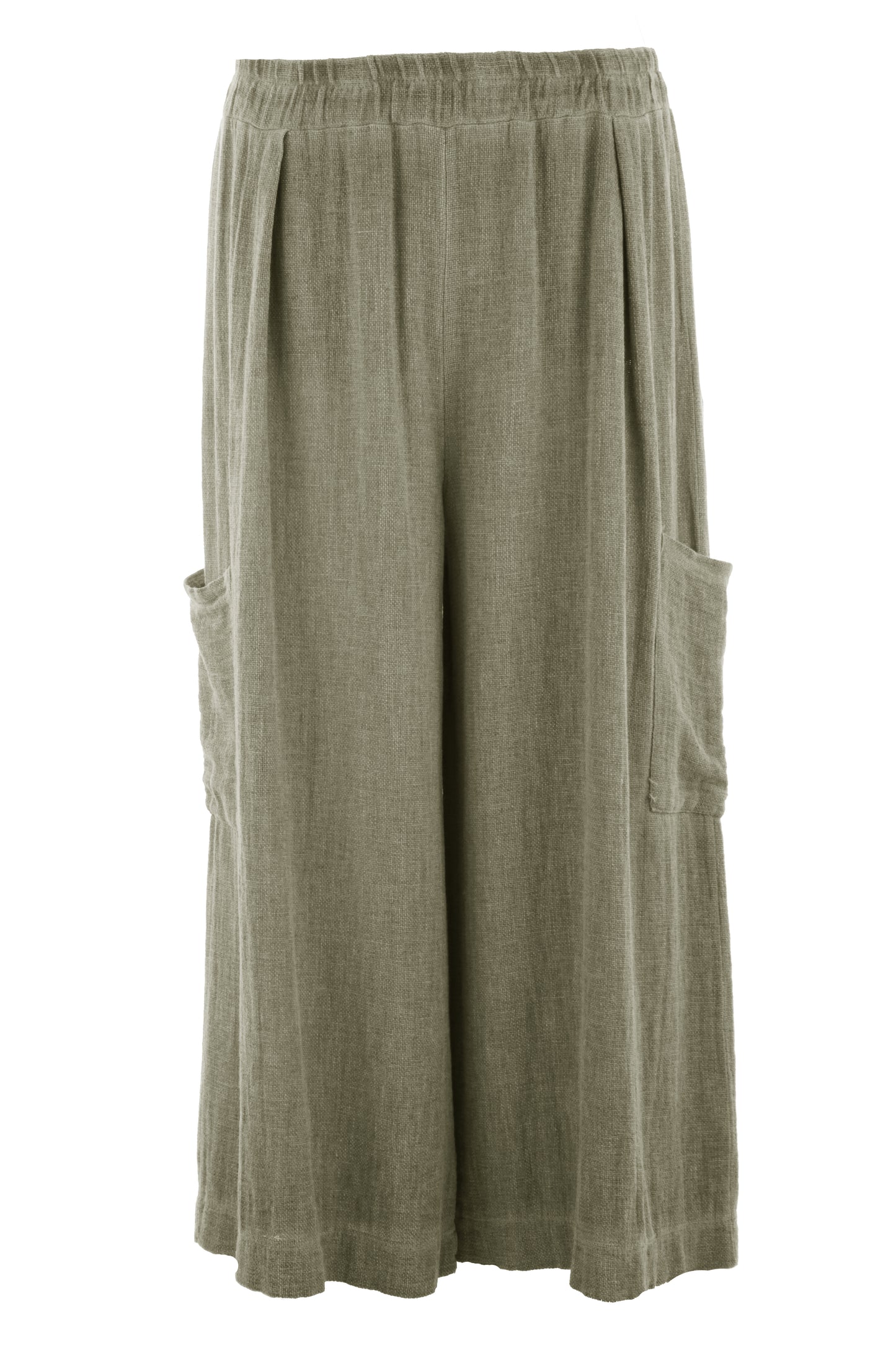 Teabag Linen Cropped Length Trouser