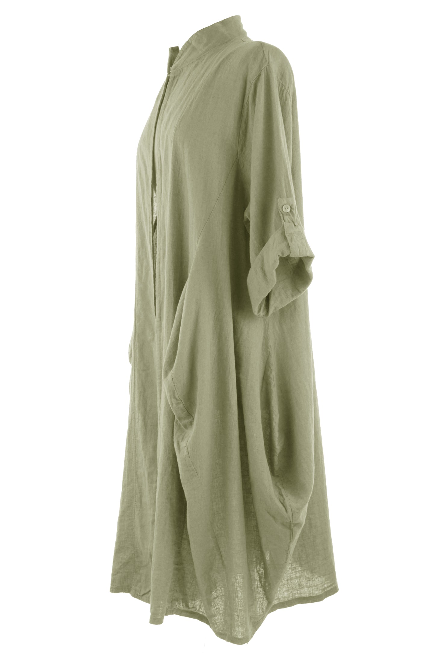 Tab Back Linen Jacket