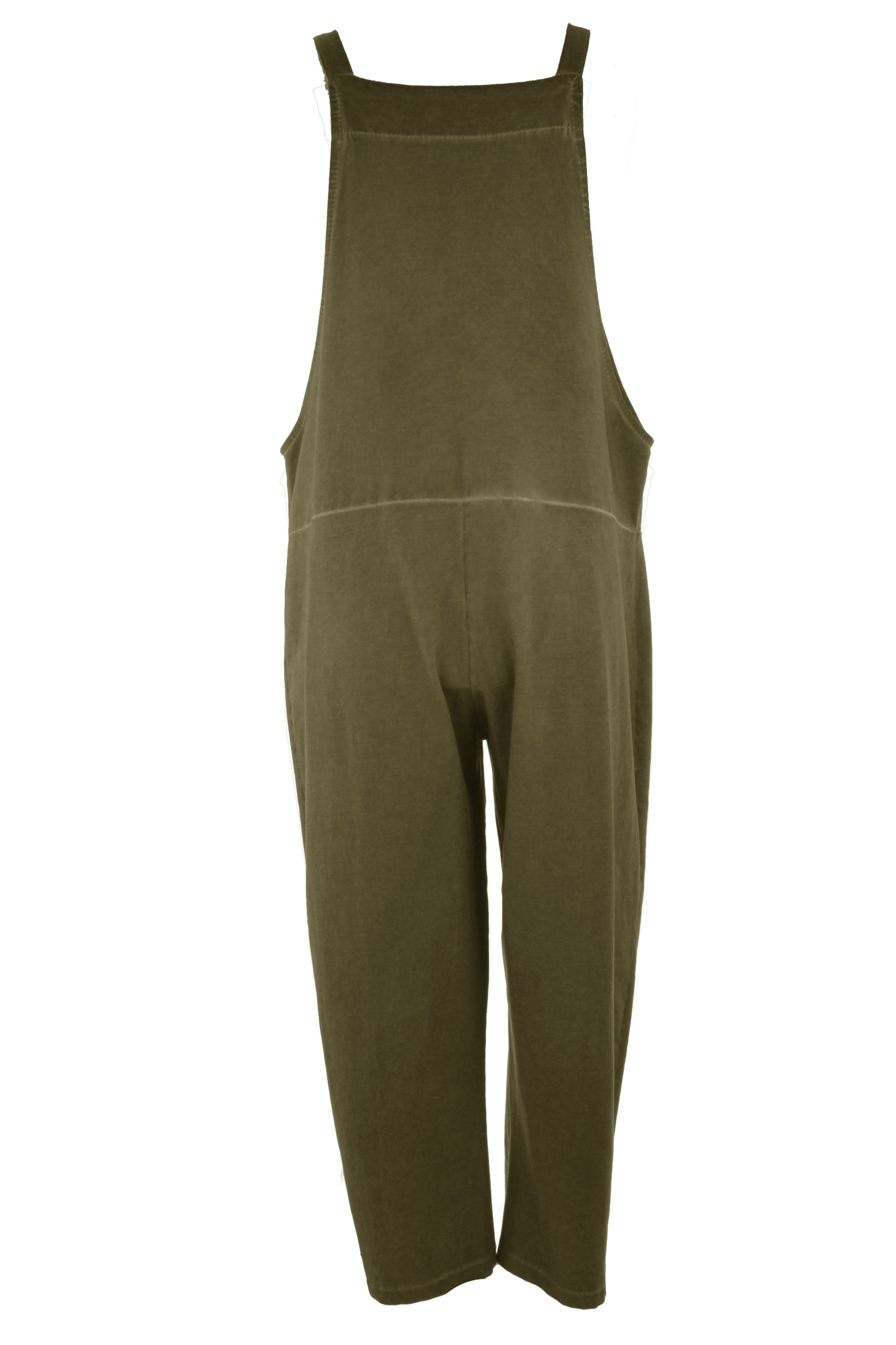 Acid Wash Jersey Dungarees