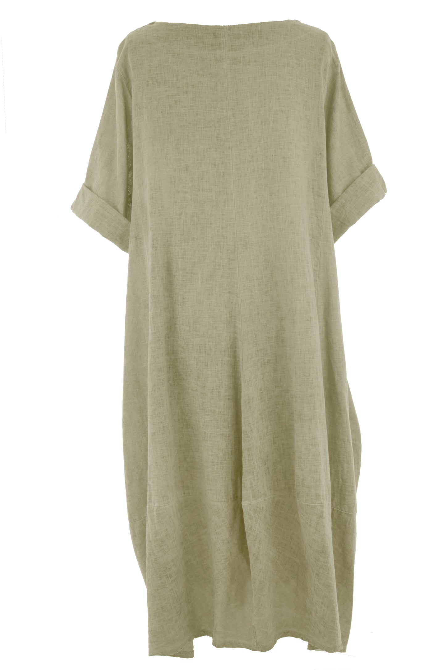 2 Pocket Washed Linen Dress