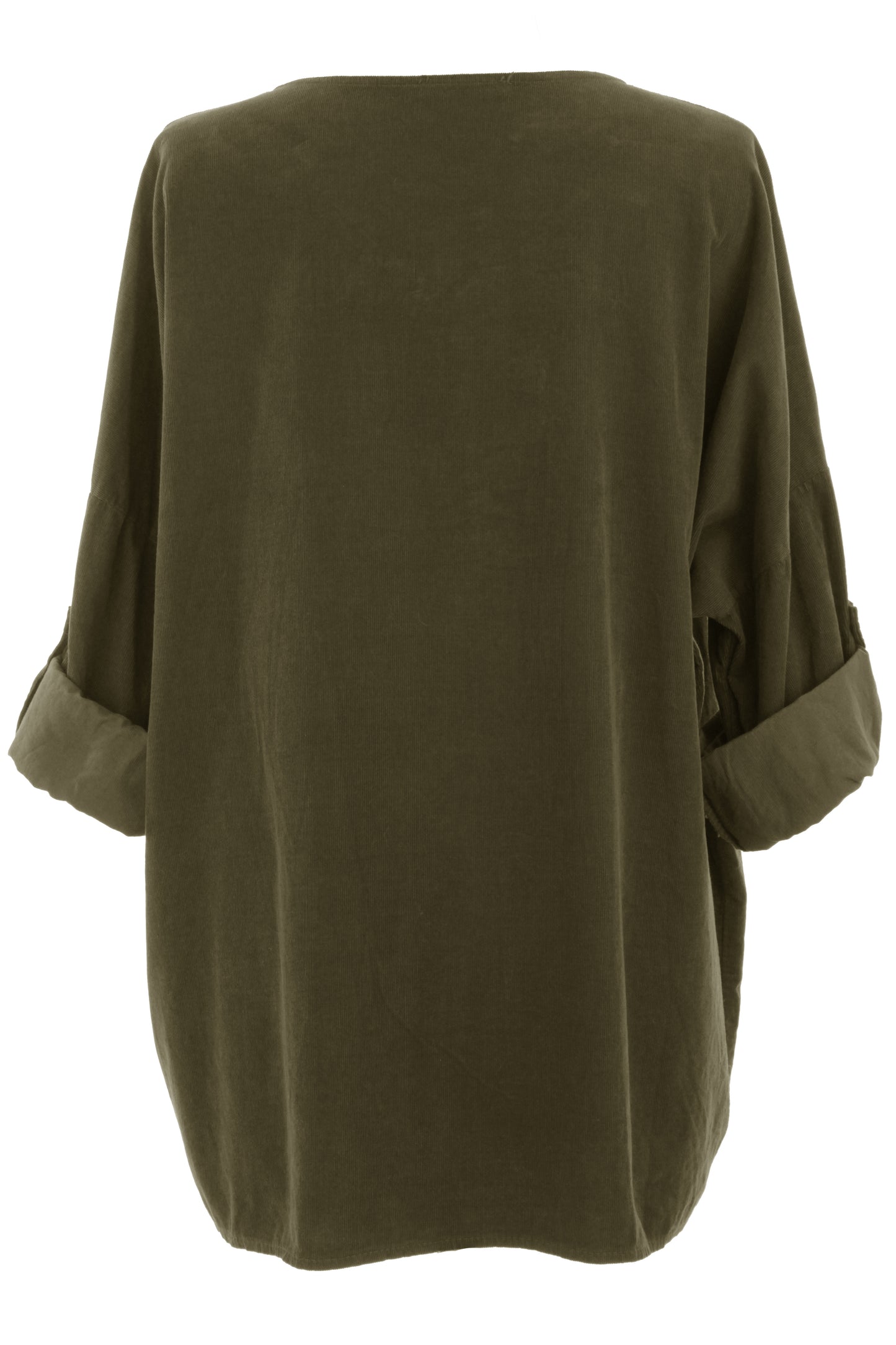 Button Detail 2 Pocket Corduroy Top