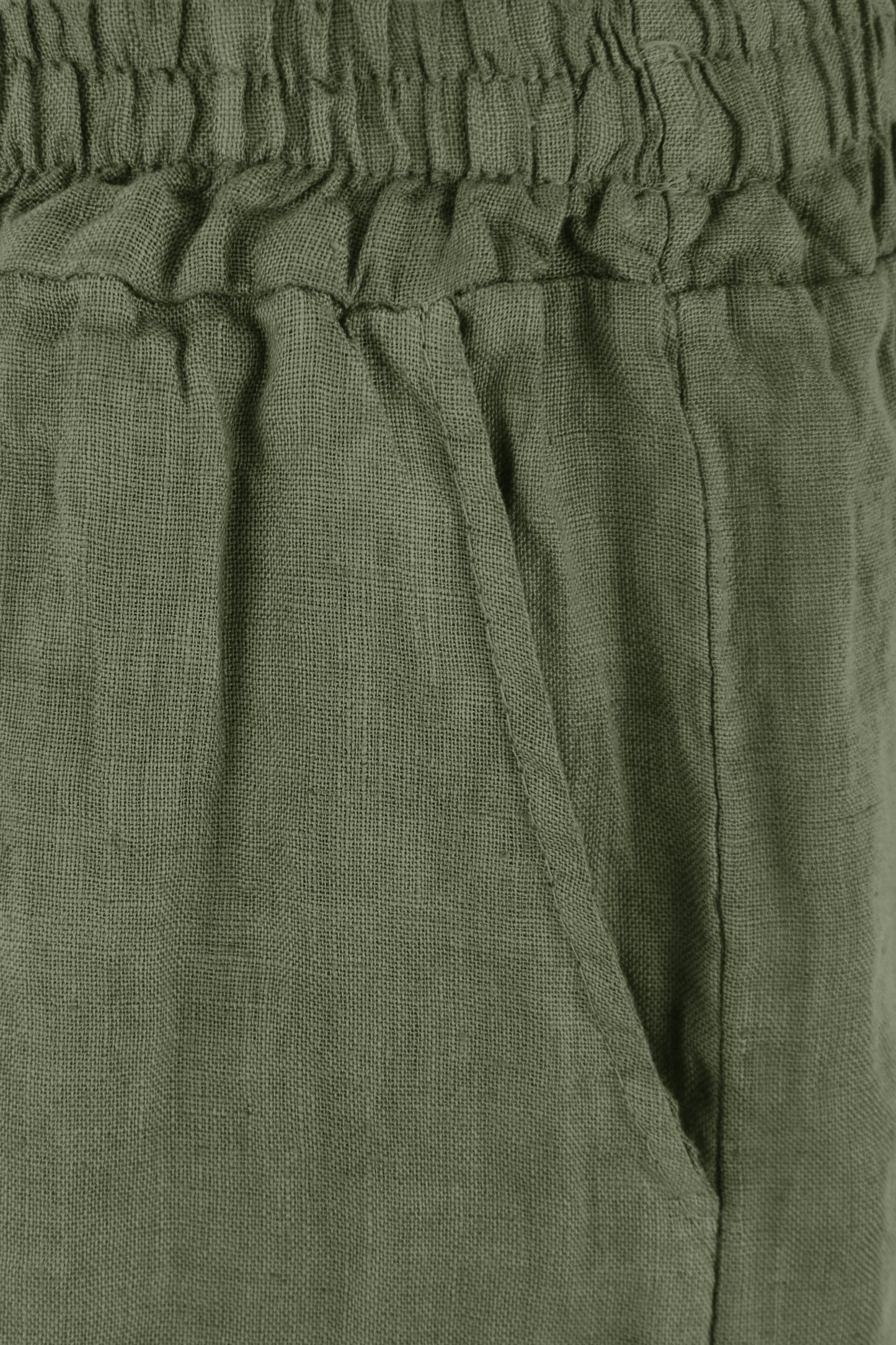 2 Pocket Linen Shorts