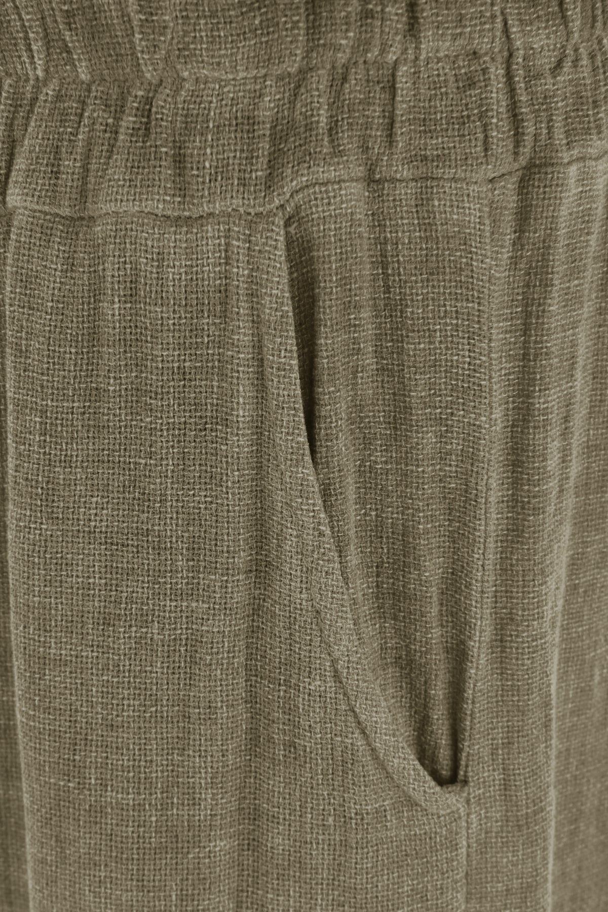 Hopsack Linen Trouser
