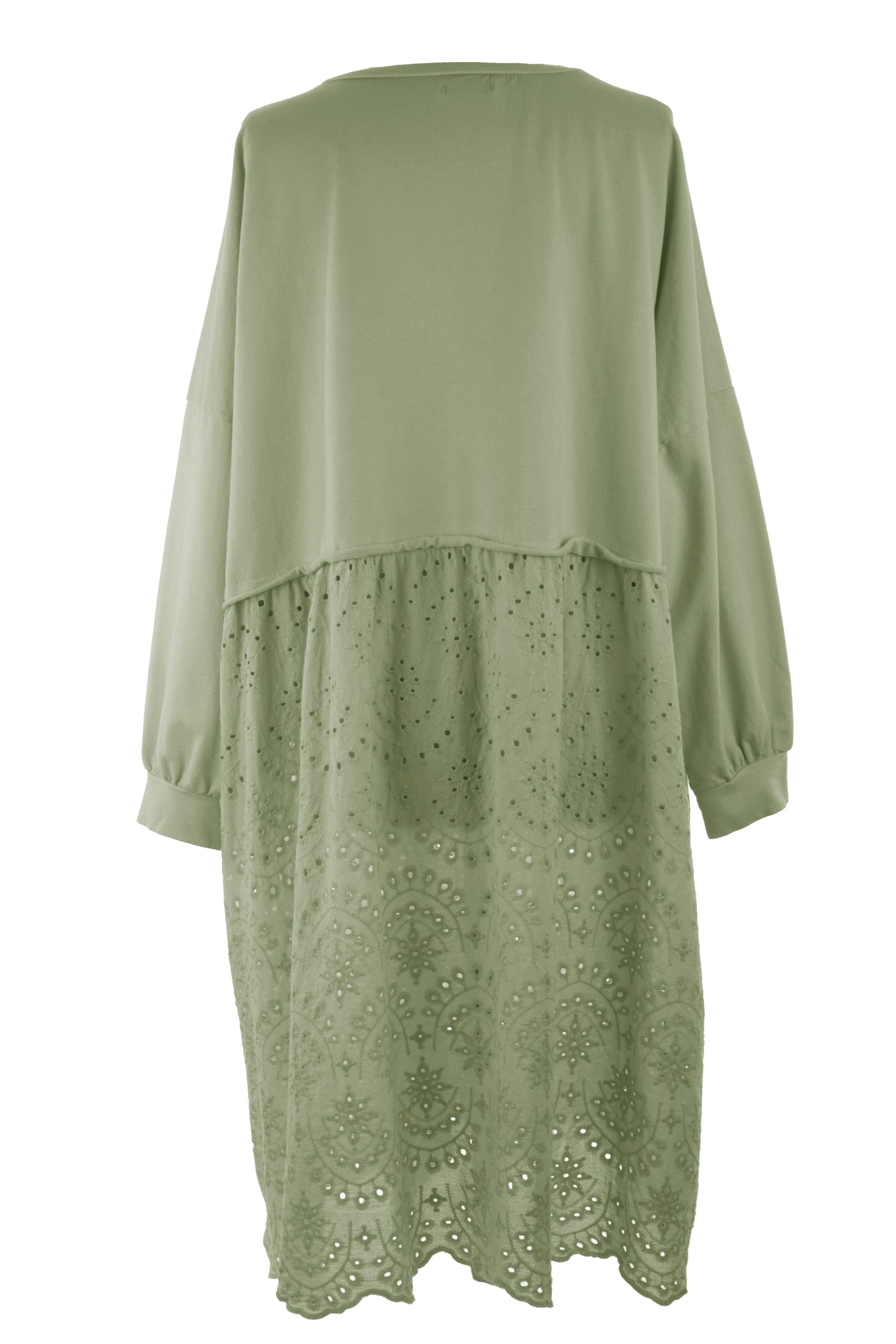 Broderie Anglaise Panel Dress