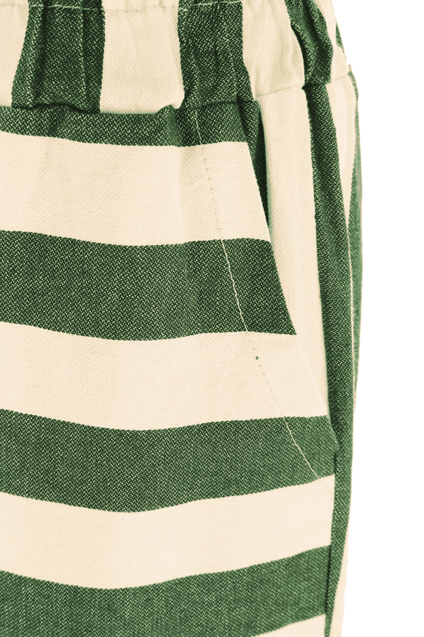 Woven Stripe Cotton Trouser