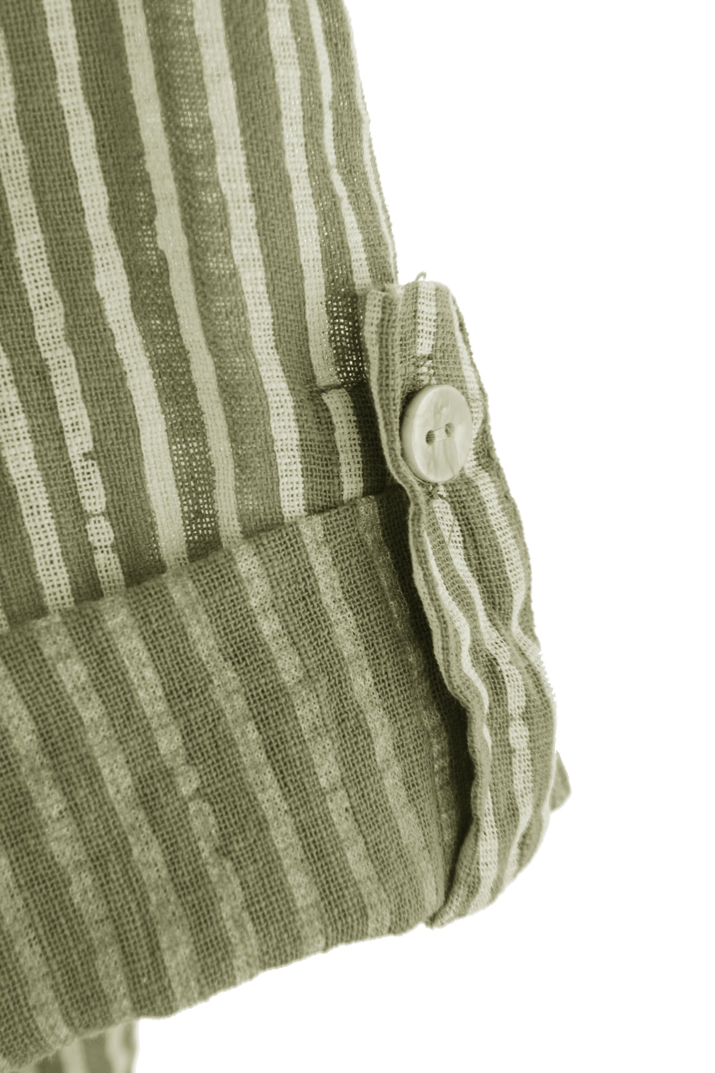 Stripe Hi Low Cotton Shirt