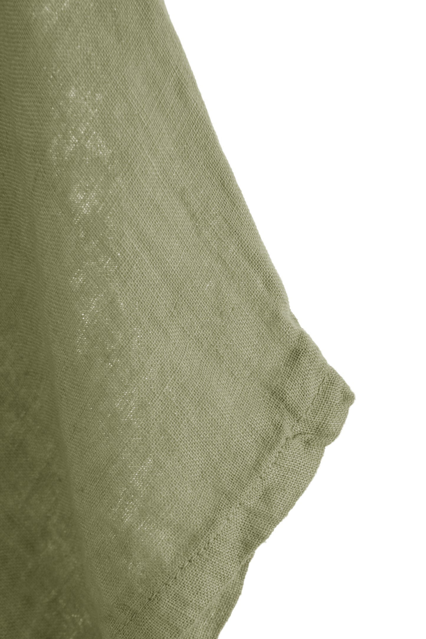 Batwing Collar Tulip Linen Midi