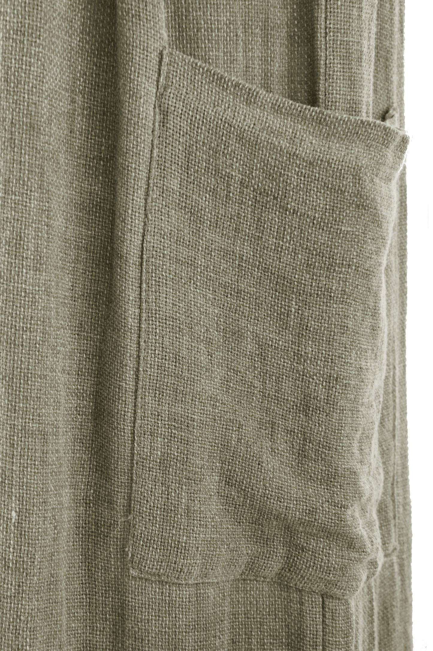 Teabag Linen Cropped Length Trouser