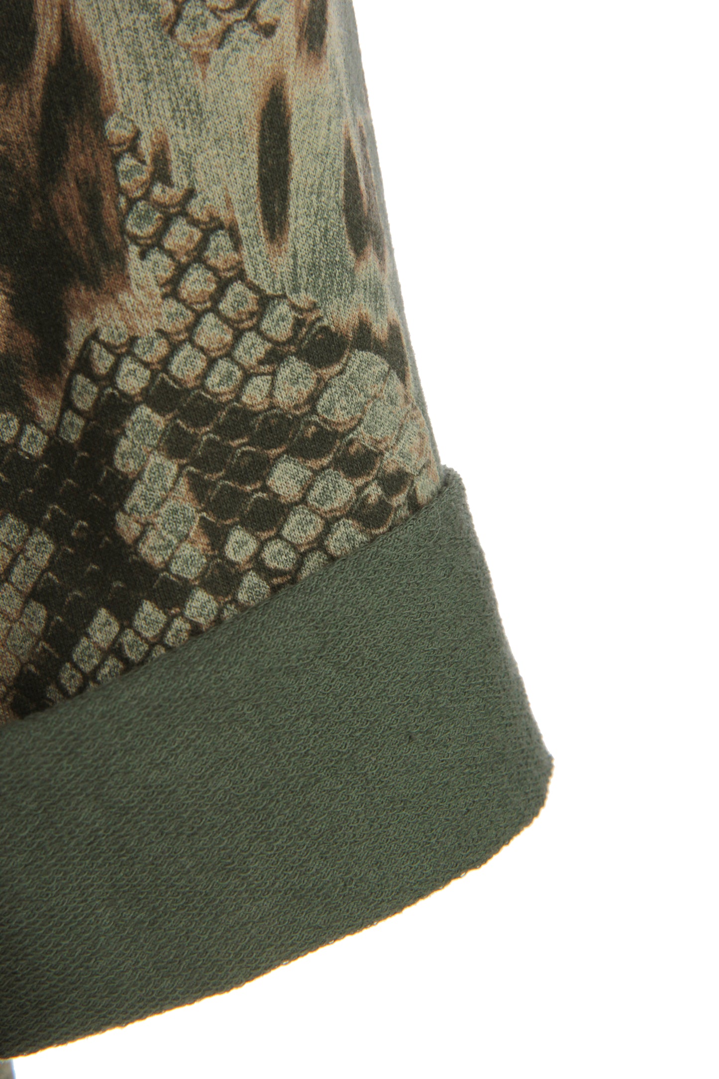 Abstract Leopard Print Cowl Neck Dress