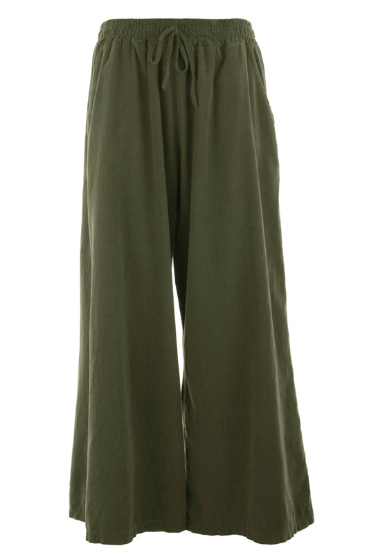 Wide Leg Corduroy Trouser