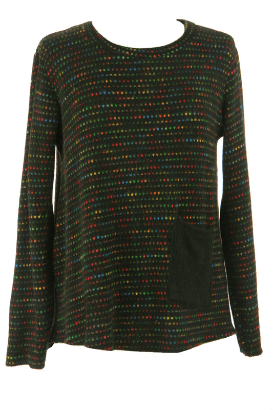 One Pocket Fleck Top