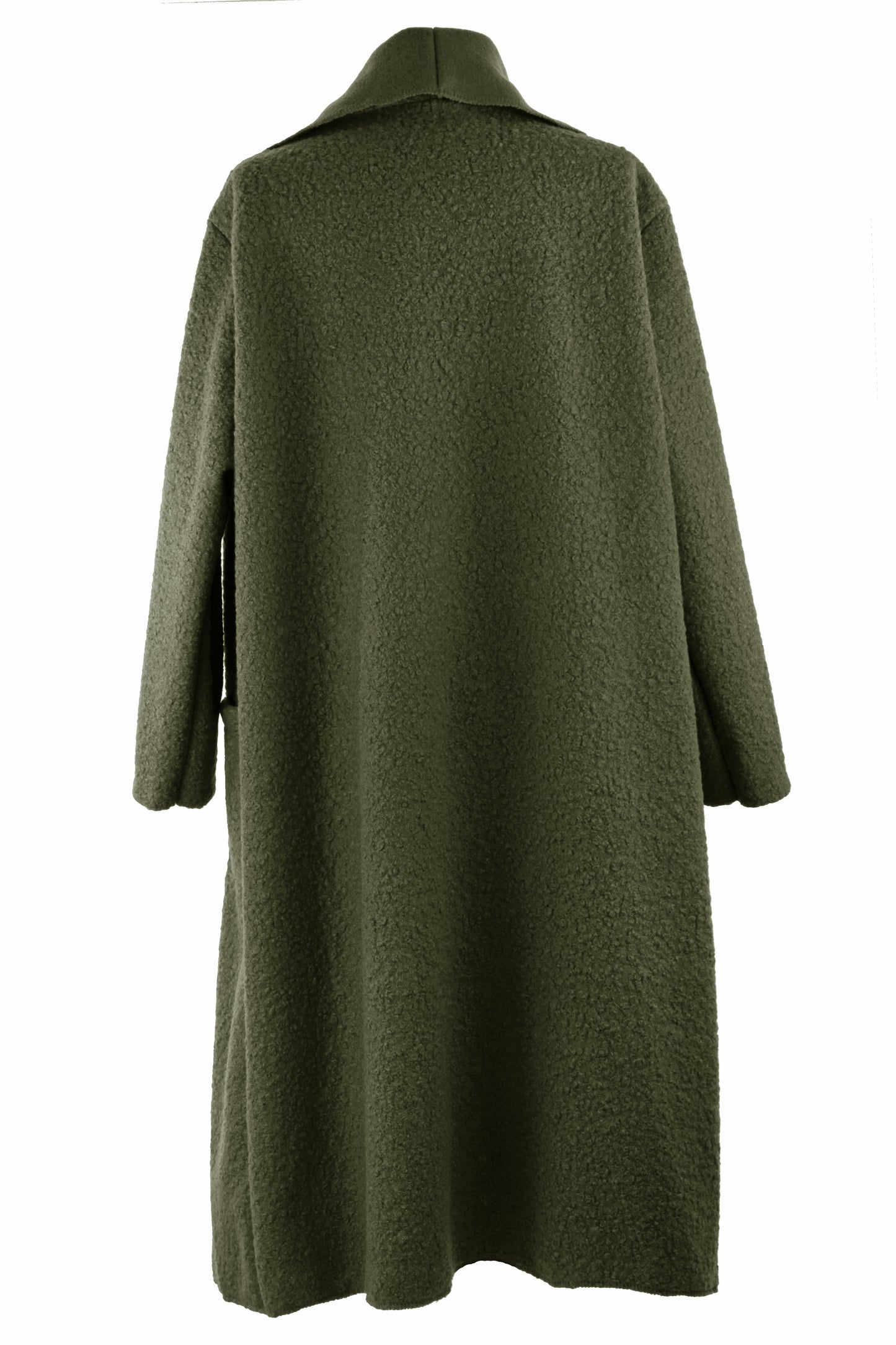 Plain Boucle Coat