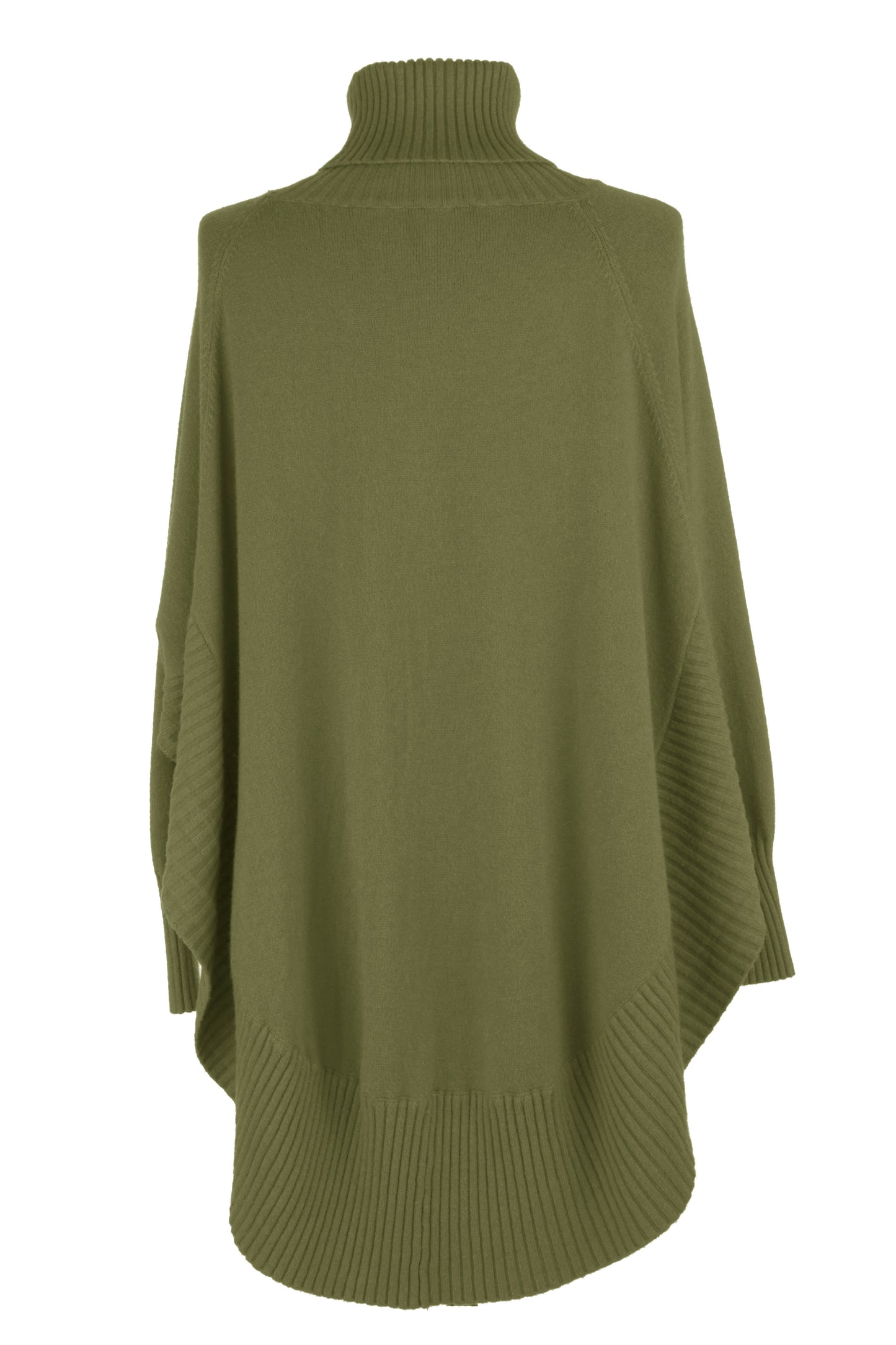 Polo Neck Scoop Jumper