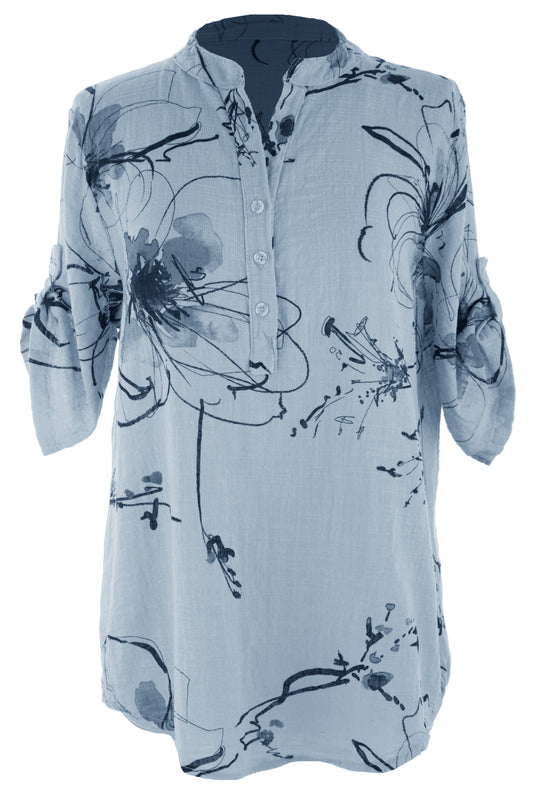 Floral Cotton Top